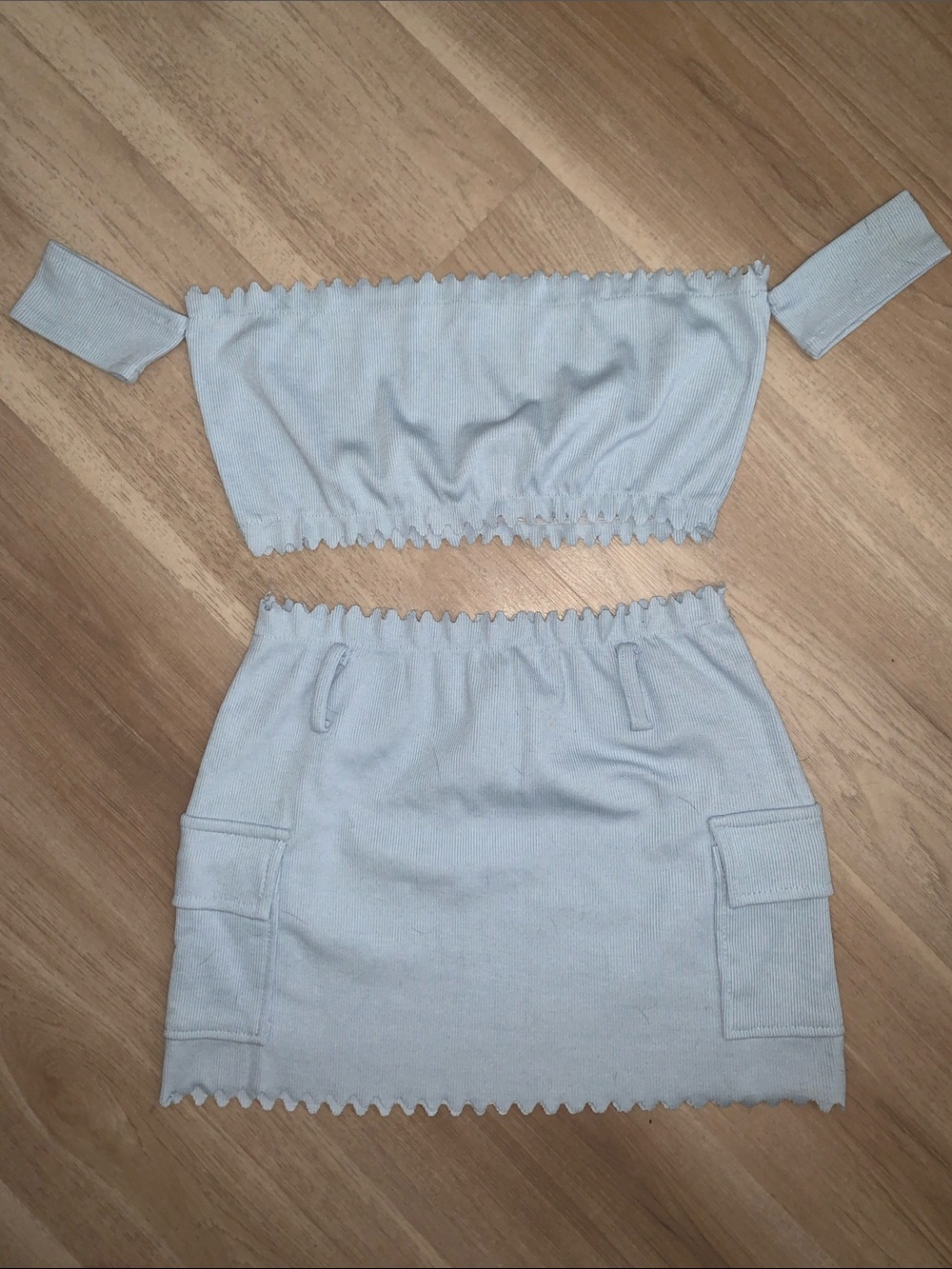 Unbranded Blue Skirt Set — size S/M